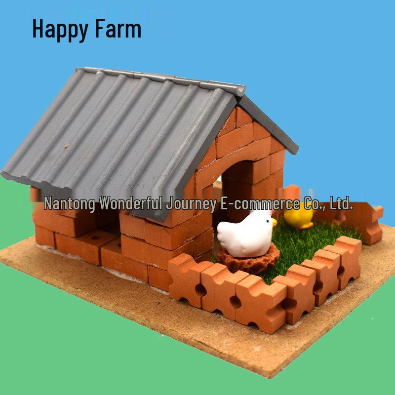 Little Bricklayer DIY Cement House Building Blocks - Educational Toy for Children