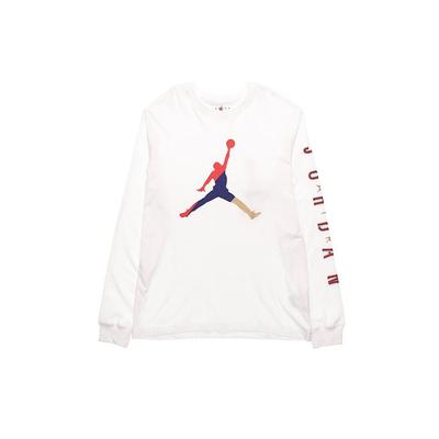 T-shirt da uomo con scollo rotondo bianco, vestibilità dritta moderata CN3503-100