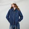 Women's 2026 Autumn Loose Workwear Denim Shirt