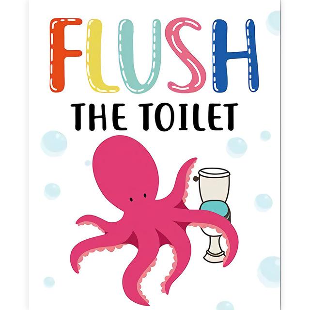 Картина на холсте с изображением морской жизни — фото 13