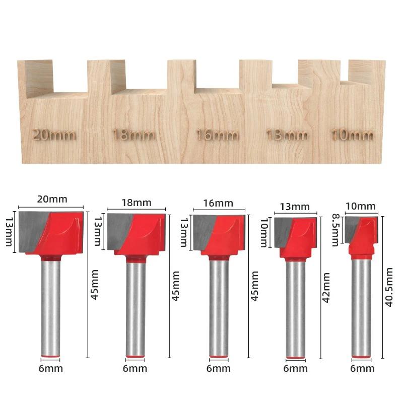 1 Stück 6/8mm Schaft Reinigungsboden Gravur Fräser Holzbearbeitungswerkzeug Vollhartmetall Holzfräser Schaftfräser 8/22/28/32mm