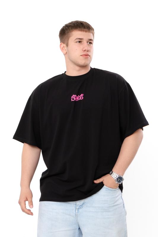 Graphic Oversized Tee for Men – Breathable Cotton, Trendy Style Summer 3383-036-33-3 HC