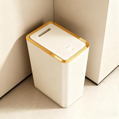 Beliebter 10-Liter-Haustier-resistenter, spa-sparender Mülleimer, geruchsdichte, langlebige Kunststoffbox, geeignet für Bad und Küche, auslaufsicher