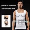 Nahtloser Kompressions-Bauchkontroll-Westen für Herren - Formgebende Shapewear für Sport und Schönheit.