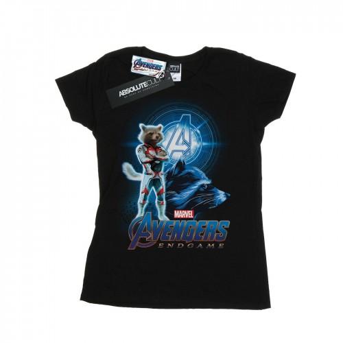 Marvel Womens/Ladies Avengers Endgame Rocket Team Suit Cotton T-Shirt
