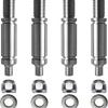 Upgraded GOOSUROO Dryer Front & Rear Drum Support Roller Shaft , W10359271 & W10359272 Set