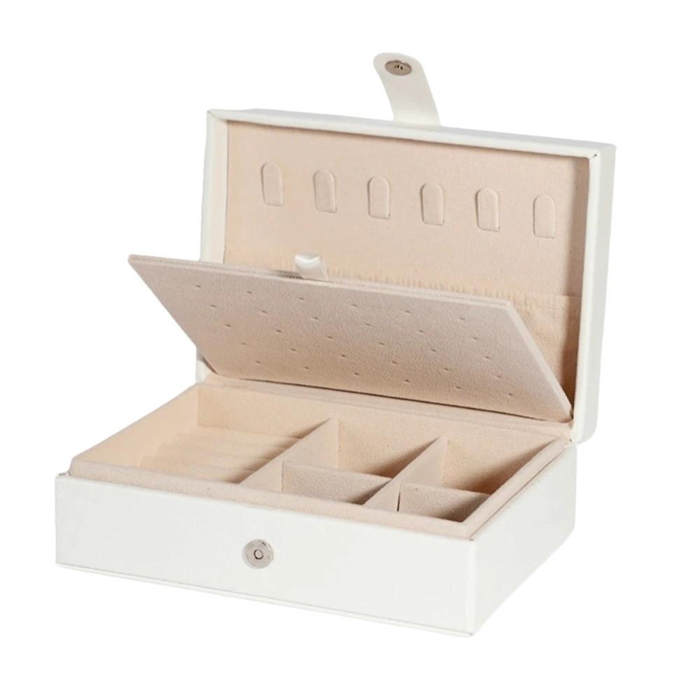 Large Capacity Jewelry Boxes Portable Jewelry Display Case Necklace Ring Earrings Organizer  Women