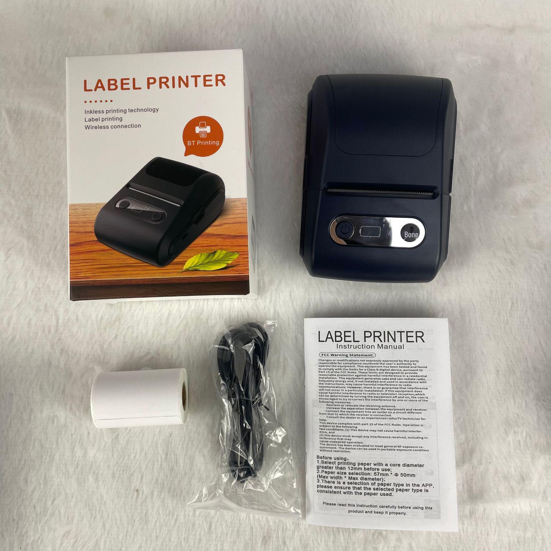 Portable Bluetooth Mini Barcode & Label Printer