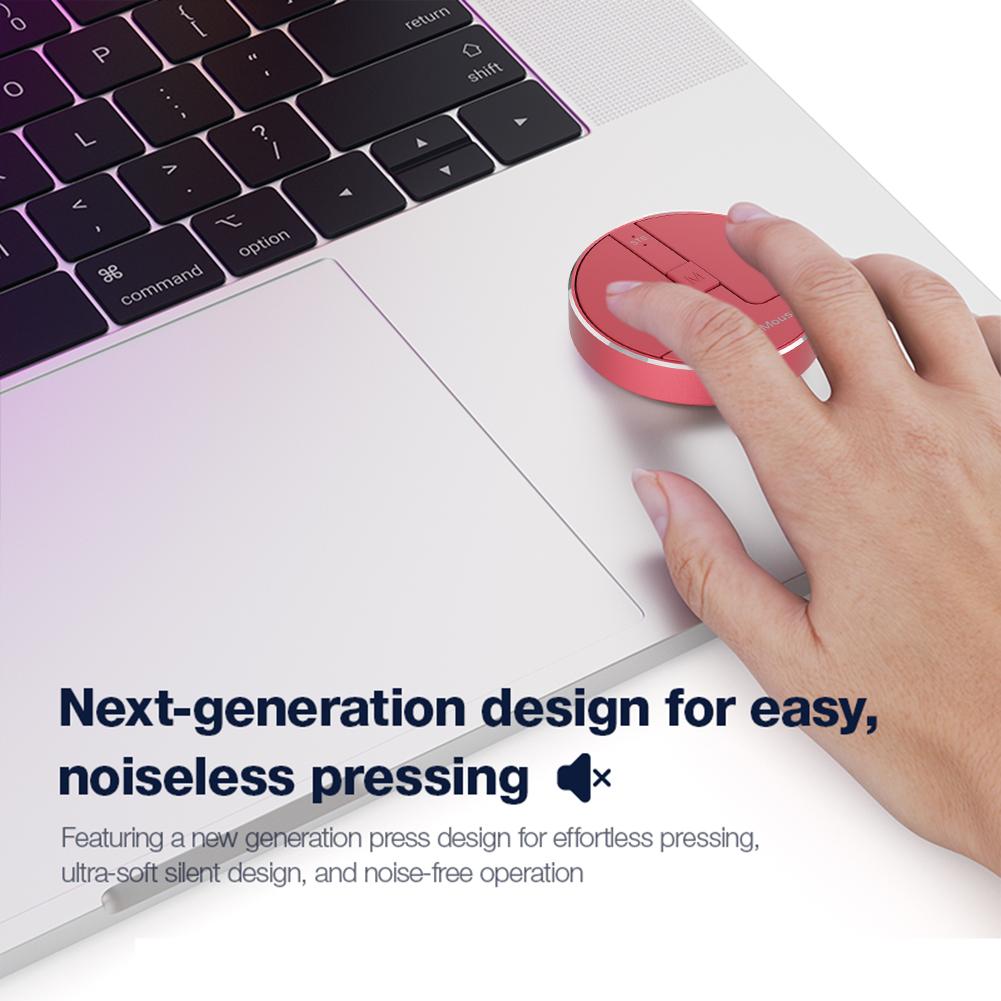 Wireless Mice 3 Adjustable DPI Mini Capacitive Mouse Ultra Thin Wireless Computer Mouse with USB Receiver for Laptop PC Computer