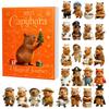 Christmas Capybara Advent Calendar Blind Box With Acrylic Figurines For Festive Decorations