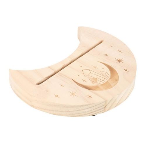 Something Different Suporte para cartas de tarô de cristal e lua crescente