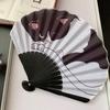 Portable Retro Folding Fan Shell Shape Japanese Style Decorative Fan with Tassels Cartoon Handmade Fan Daily Use