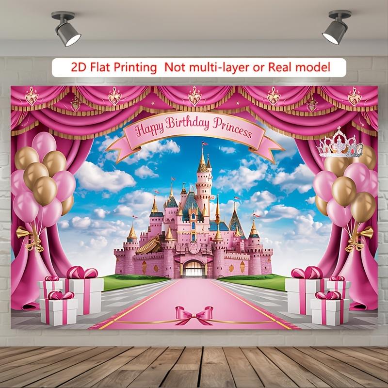 2D Flat Banner 1PC Flat Banner 2D, 1 piece - beautiful birthday celebration background decoration, home wall art 150X100