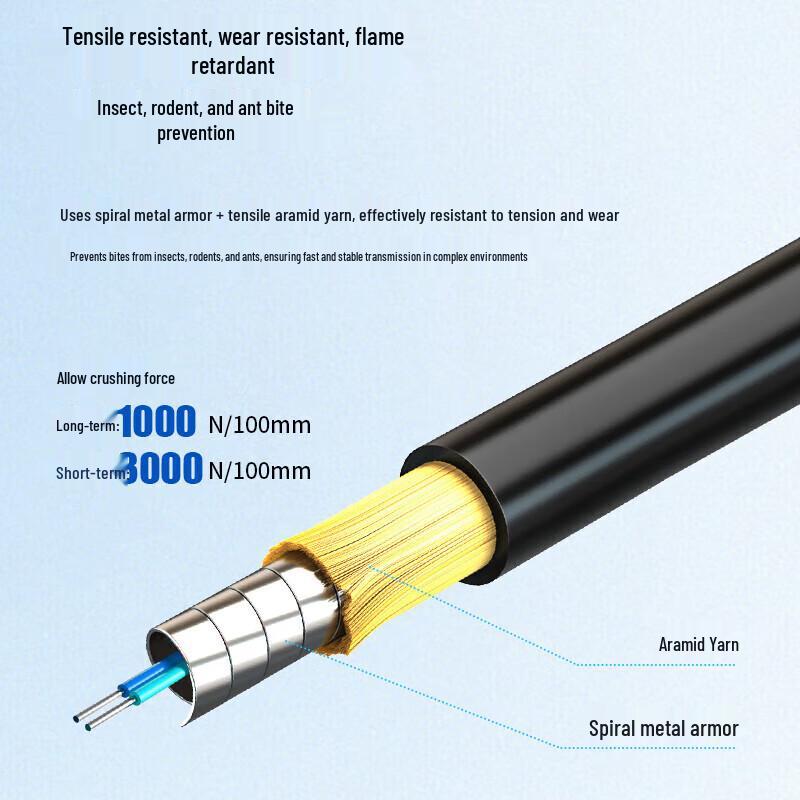 TPU Optický kabel s navíjecím bubnem