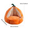 Pumpkin Shaped Cat House Cat Shelter Multifunctional Comfort Removable Cushion