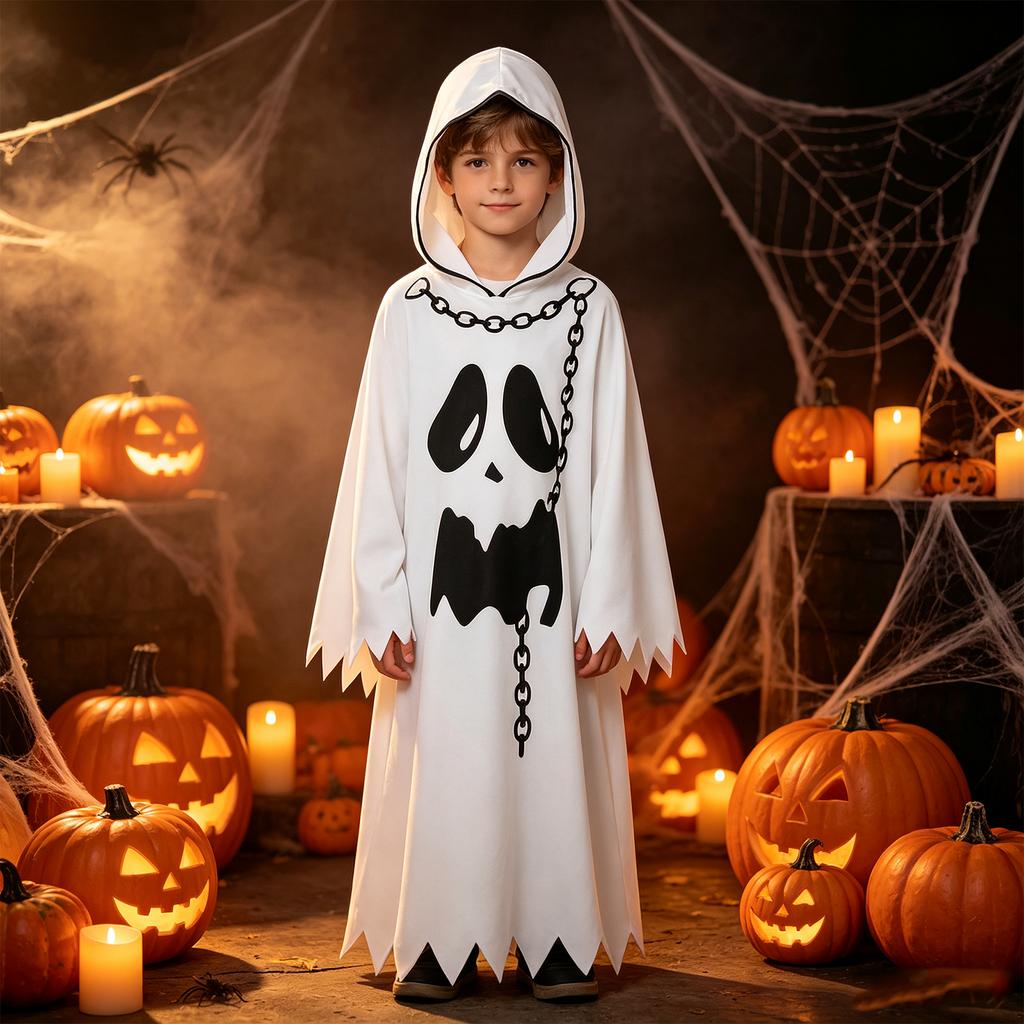 Kids Halloween Costume Cape In the Dark Party Outfit