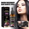 EELHOE Spray capillaire oignon romarin Hydratation profonde Cuir chevelu Lisse & Brillant Spray revitalisant pour cheveux