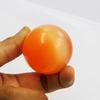 Natural ORANGE Cat Eyes Glass Ball 472.35 Carat Loose Gemstone CERTIFIED
