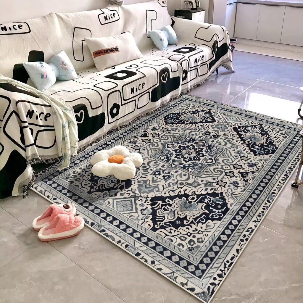 Retro Böhmen Dekoration Teppiche Wohnzimmer Persische Abstrakte Teppiche Zuhause Sofa Leichter Luxus Bodenmatte Schlafzimmer Ankleidezimmer Lounge Teppich
