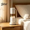 Decorative Night Light Electric Scented Candle Warmer Lamp  Flameless Wax Melting Modern Lamp for Home Bedroom  Housewarming Birthday Gifts Women Mom