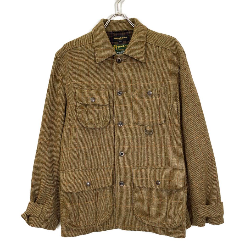 Kinloch Anderson Beige HIRELANO Tweet Jacket Jacket L beigeUsed