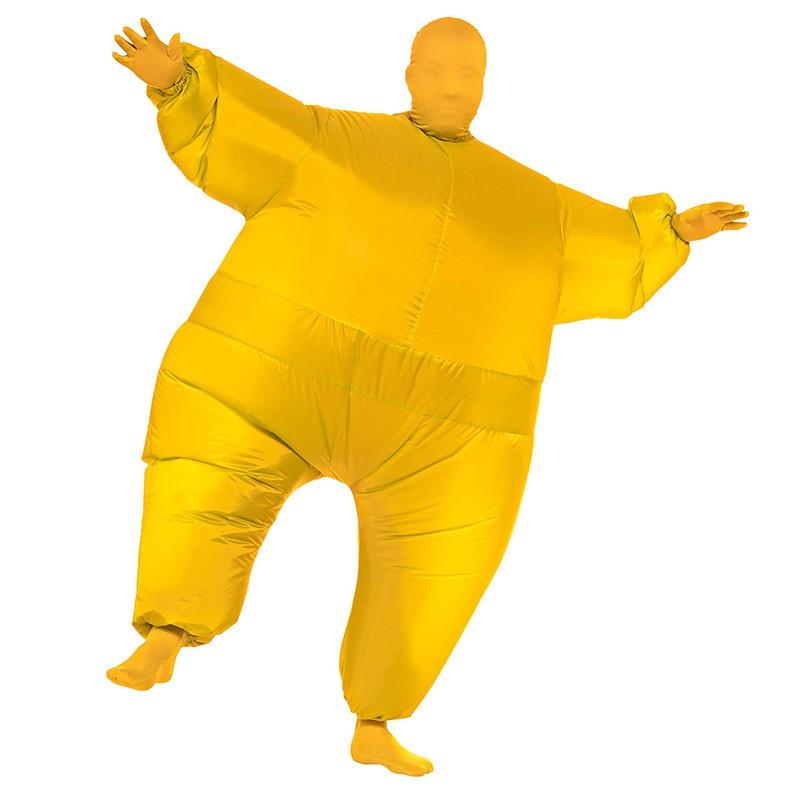 Inflatable Sumo Wrestler Costume Full Body Suit Adult Party Cosplay Halloween Festival Fancy Dress Outfit