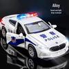 Large Alloy Police Car Toy Model for Boys