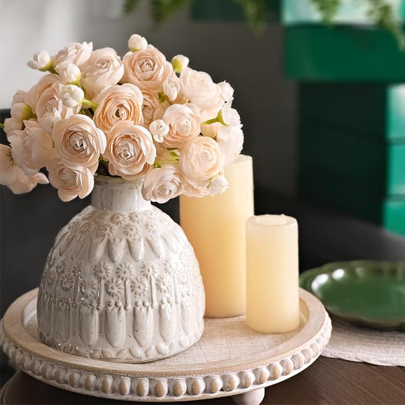 Ranunculus Künstliche Blume Kunstseide Mini Ranunkelblumen für DIY-Strauß Großhandel Gefälschte Hochzeits-Füllblumen 18 Stück