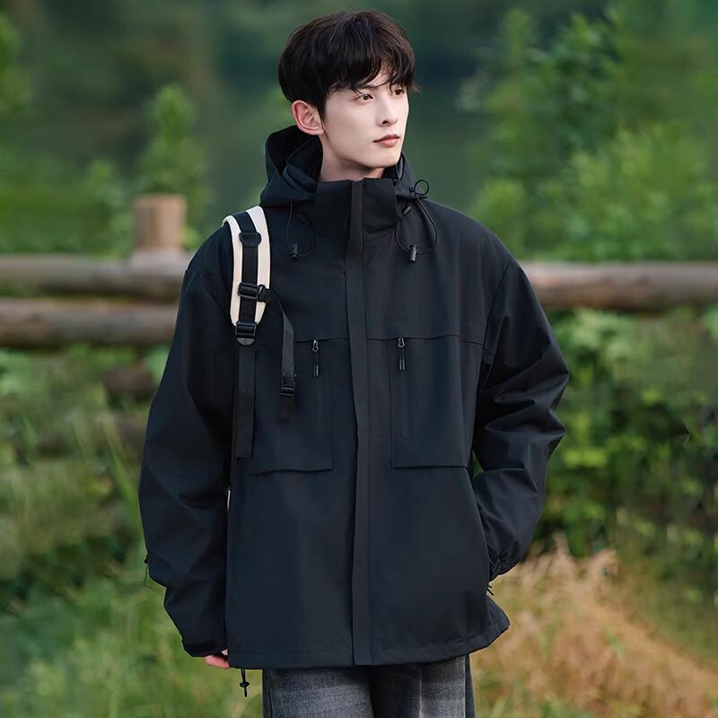 Wassup Sohot Men's 3-in-1 Warm Fleece Jacket