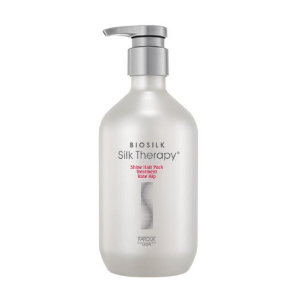 Silk Therapy Shine Treatment Plus Rosehip 500ml Radiance Boosting & Hydrating Deep Hair Mask