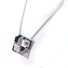 Les Trésors De Lily [G6149] - Designer Necklace 'Anamaya' Black Gray