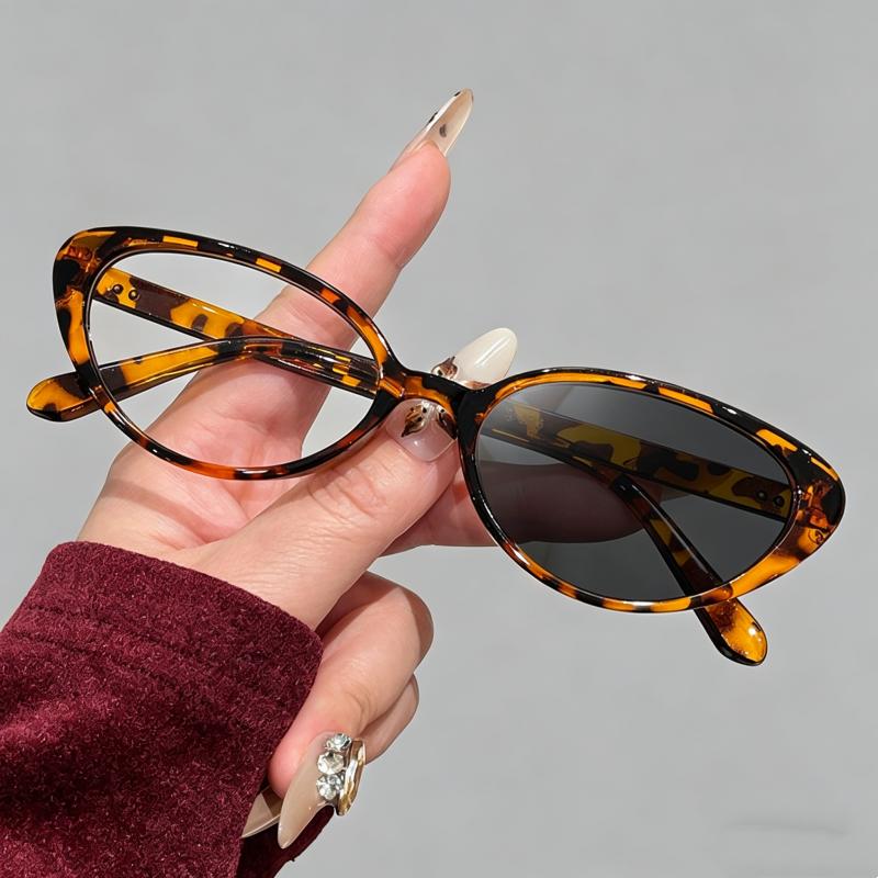 New Trendy Photochromic Reading Glasses Women Fashion Cat Eye Frame Presbyopia Eyewear Men Color Changing Far Sight Eyeglasses