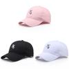 Unisex gestickte Baumwoll-Baseballkappe mit gebogenem Schirm für Herbst Winter Freizeitkleidung
