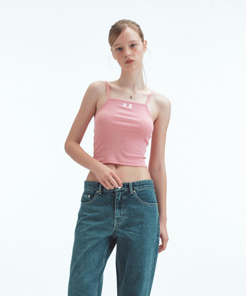 REST&RECREATION Light Logo Tank Top - Pink