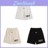 Shorts de Algodão Vintage com Cordão Fear Of God Fog Temporada 8 Para Adolescentes Casuais