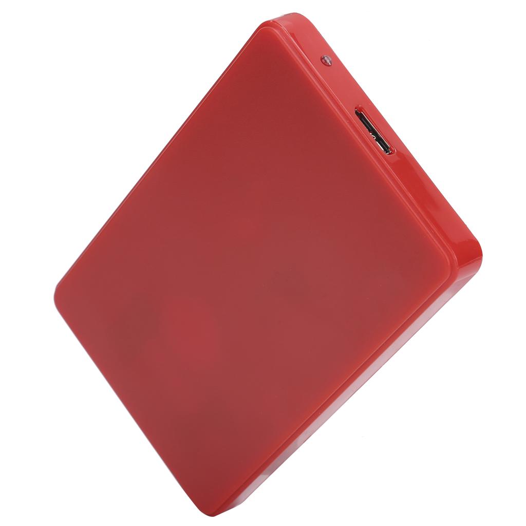 External Hard Drive USB3.0 HDD 2.5in Disk for Desktop Laptop Computer Supplies Red500GB