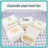 Degradable Thickened Disposable Takeout Boxes