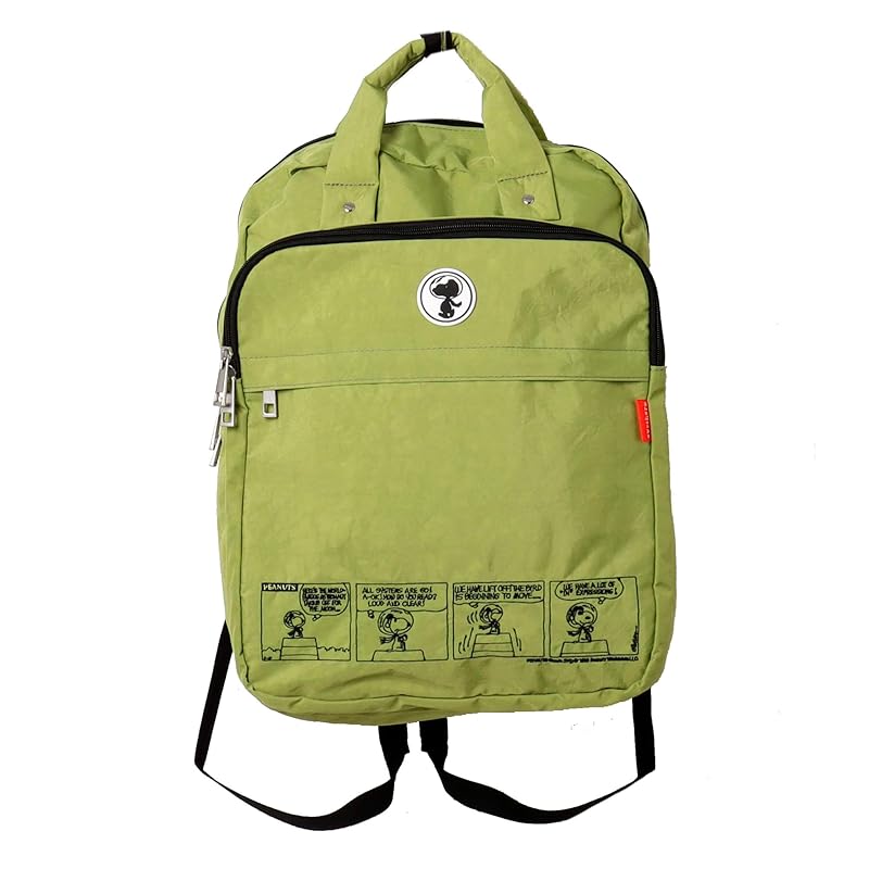 

[ZUCCHERO] backpack ladies large capacity lightweight light snoopy Goods adult for mother bag peanuts water repellent nylon 2way Zucchero bag present