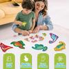 9 Packs Dinosaur Puzzles for Kids Aged 3+,Shaped Puzzles for Beginners,3 Year Old Montessori Toys,Educational Activity for Toddlers,Preschool