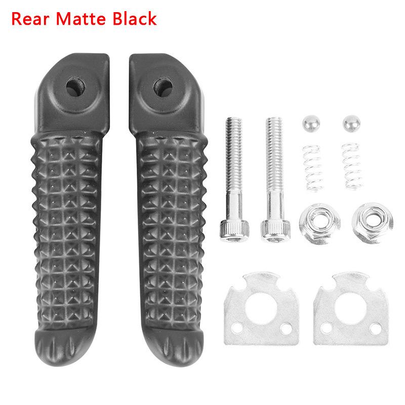 Motorcycle Footrests Foot Pegs Rear Front For Yamaha YZF R1 1998-2024 R6 2003-2020 YZF R6S R1M