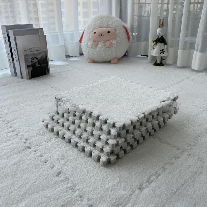 Plush Bedside Foam Mat: Customizable, Dirt-Resistant Tatami for Full Bedroom