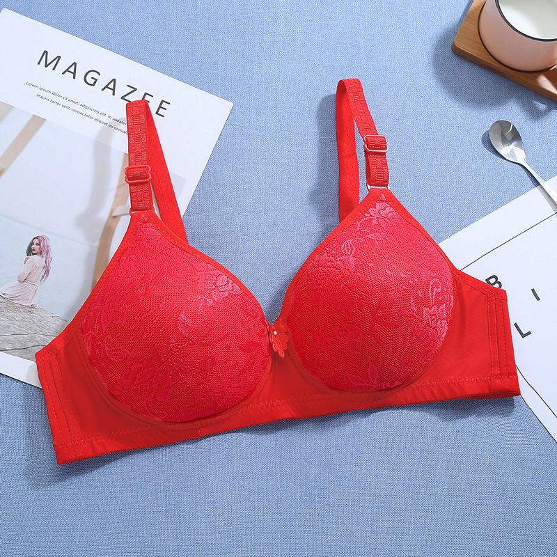 

Тонкий бюстгальтер большого размера без стальных колец собирает грудь предотвращает провисание Легкое дышащее и удобное женское нижнее белье 36/80B