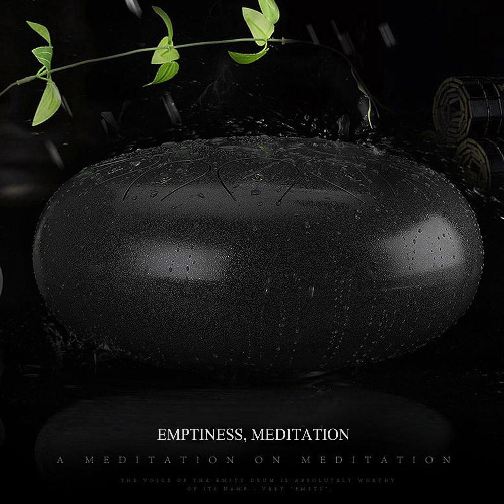 6 Inch 8 Tune Drum Steel Tongue Drum Hand Pan Tank Drum Steel Tongue Drum for Children Beginner Musical Instruments Accessories