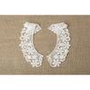 1 Pair Embroidery Cotton Lace Fabric Neckline Collar Trim Craft Ribbon DIY Sewing Collar Guipure Applique Wedding Decor