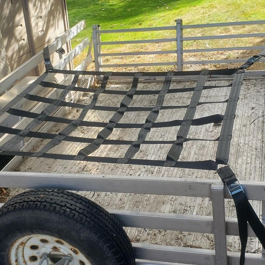 Pickup Net Strong Load Bearing Multifunctional Heavy Duty Roof Rack Basket Net with S Hook