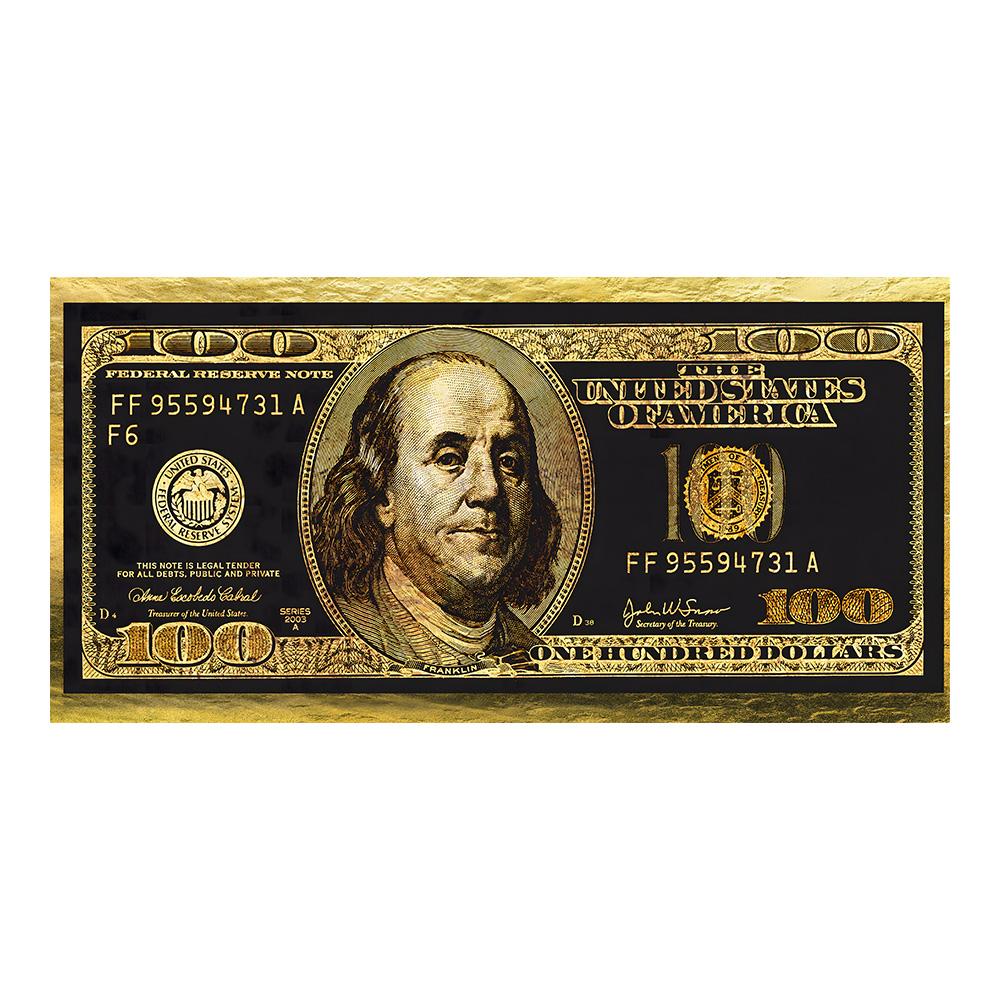 

Золотой доллар, вдохновляющие холсты, художественные постеры и принты, серебряные деньги, холст, картины на стене, художественная картина для гостиной 20x40cm