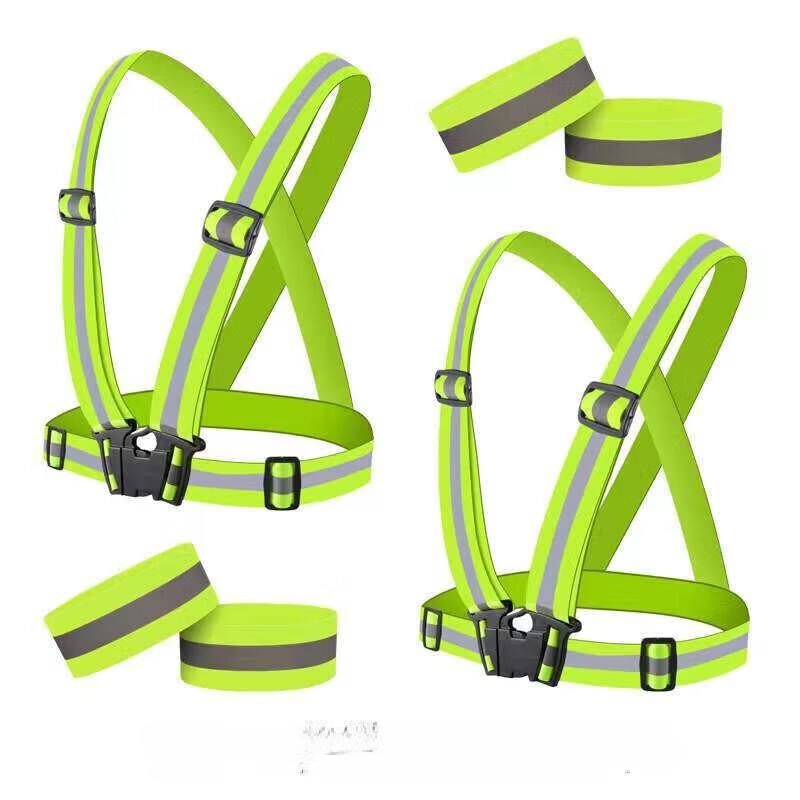 OLOMM Reflective Vest and Armband Set