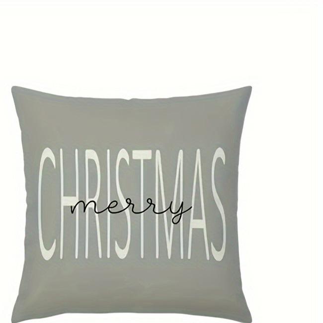 Festive Christmas and Winter-Themed Pillowcases: Gnomes, Trees, and Cozy Text Designs! New Year Home Decoration