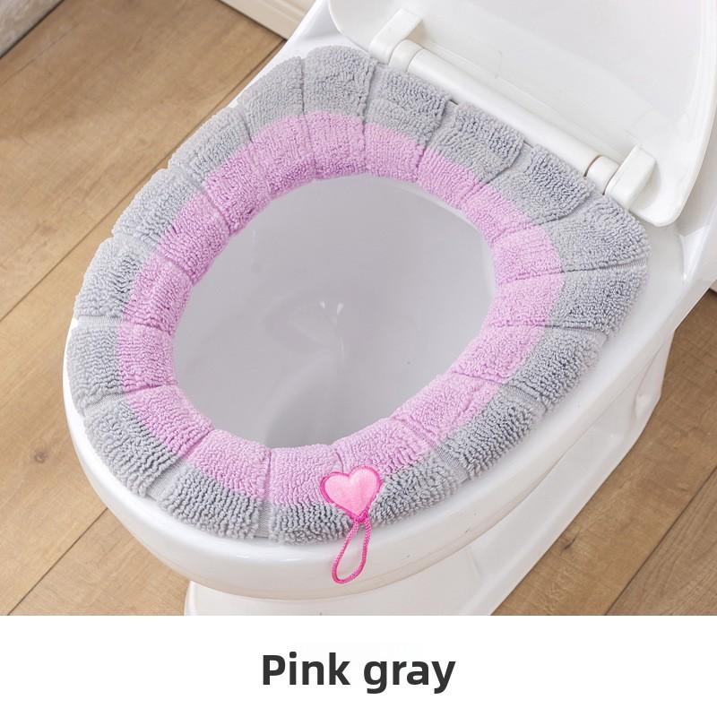 Autumn&Winter Washable Thickened Toilet Seat Cover
