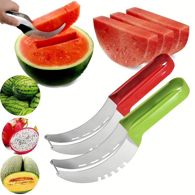 Stainless Steel ABS Watermelon Slicer, a Multifunctional for Conveniently Cutting Large Fruits And Vegetables